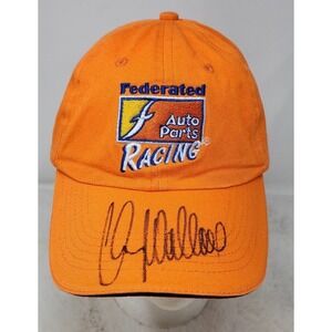 NASCAR Kenny Wallace Federated Auto‎ Parts Racing Cap Hat Signed VINTAGE